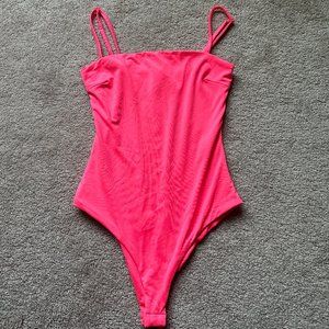Princess Polly Neon Pink Bodysuit